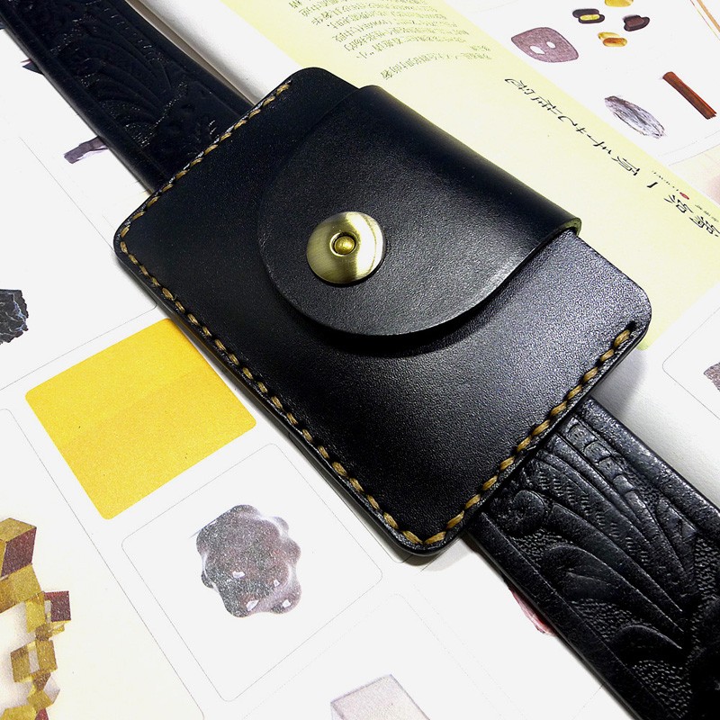 Women Bags Handmade - Blongk Ultra ince bel çantası hakiki