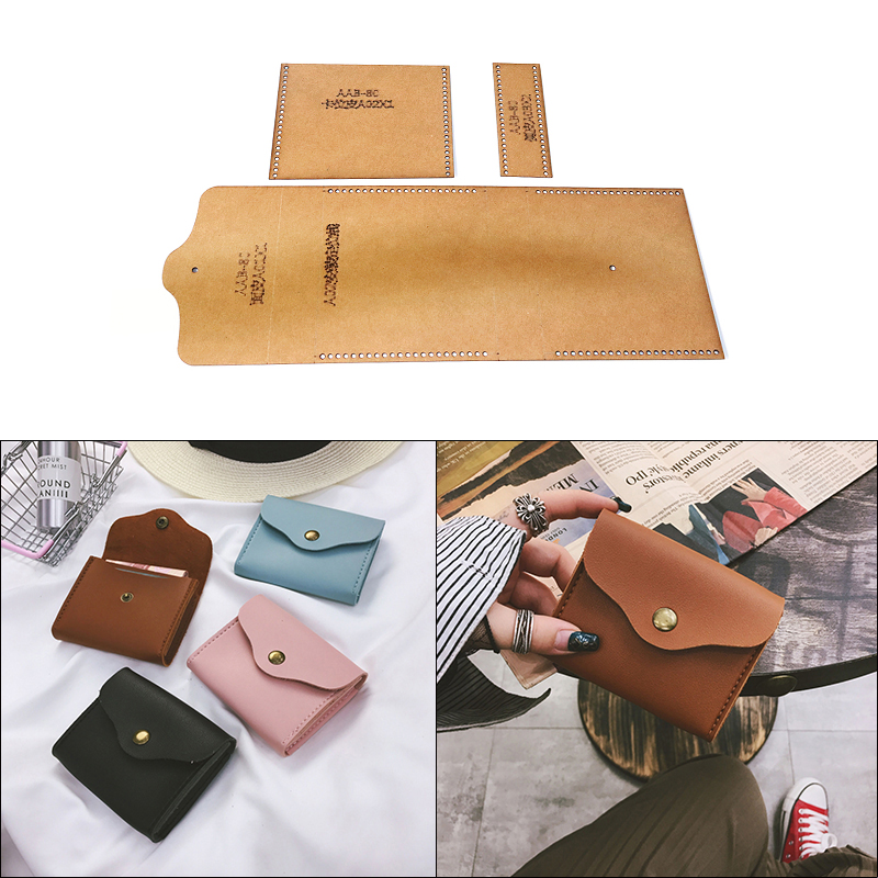Women Bags Handmade - Deri Kraft dikiş desen el yapımı