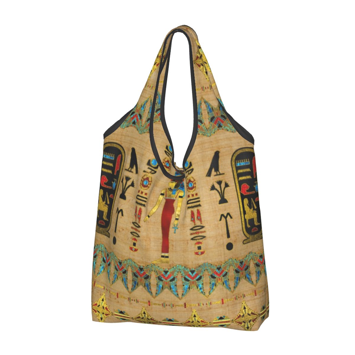 Women Bags In Egypt - Moda baskı mısır Mut sembolü sepet