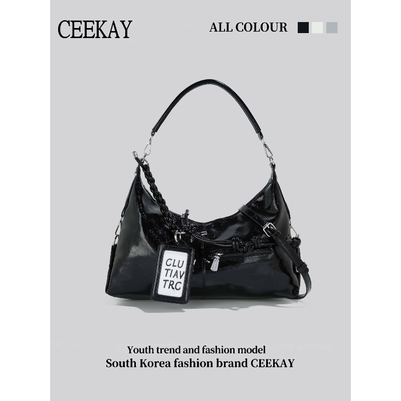 Women Bags 2026 Trends - 2026 CEEKAY Parlak Deri Hobo Çanta