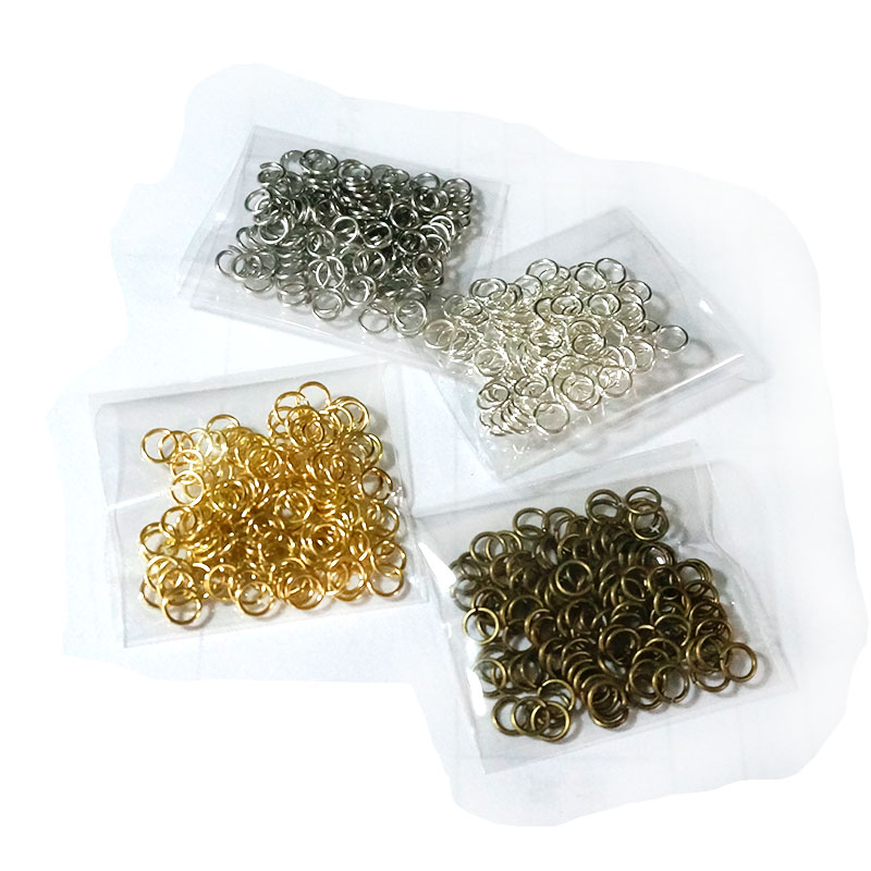 Circle Round Bag - 200 adet 4-10mm Açık Daire Metal