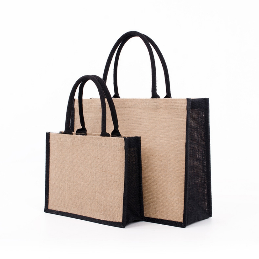 Women Bags Jute - Çuval bezi jüt çevre dostu alışveriş