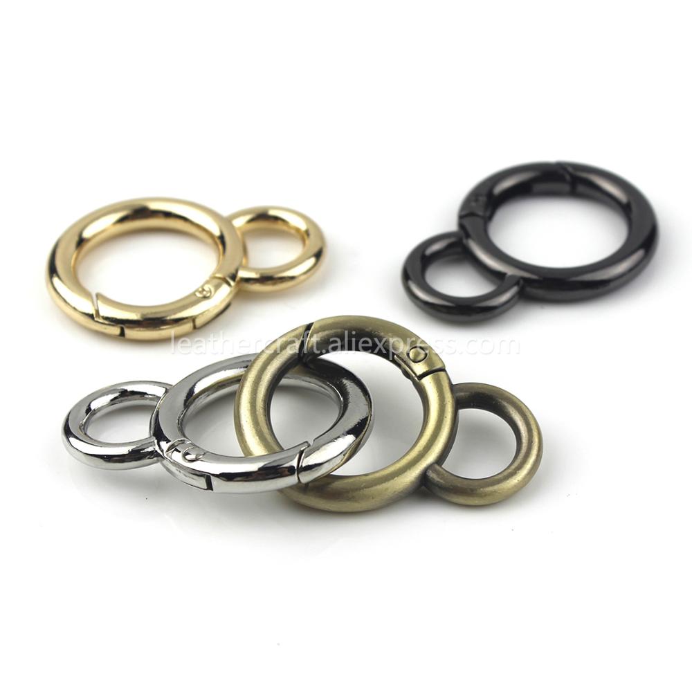 Metal çift daire Snap kanca ba - Circle Round Bag incelemesi ve fiyatı