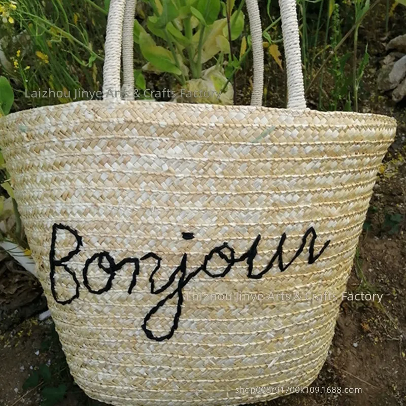 Üreticiye Özel El İşi Nakışlı  - Woven Straw Bag incelemesi ve fiyatı
