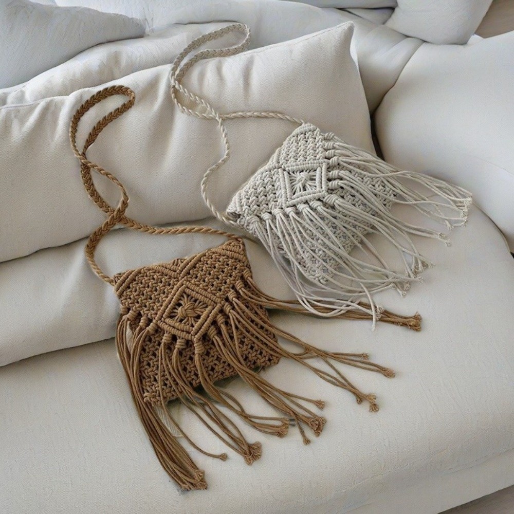 Etnik Tarzı Dokuma Hasır Çanta - Woven Straw Bag incelemesi ve fiyatı