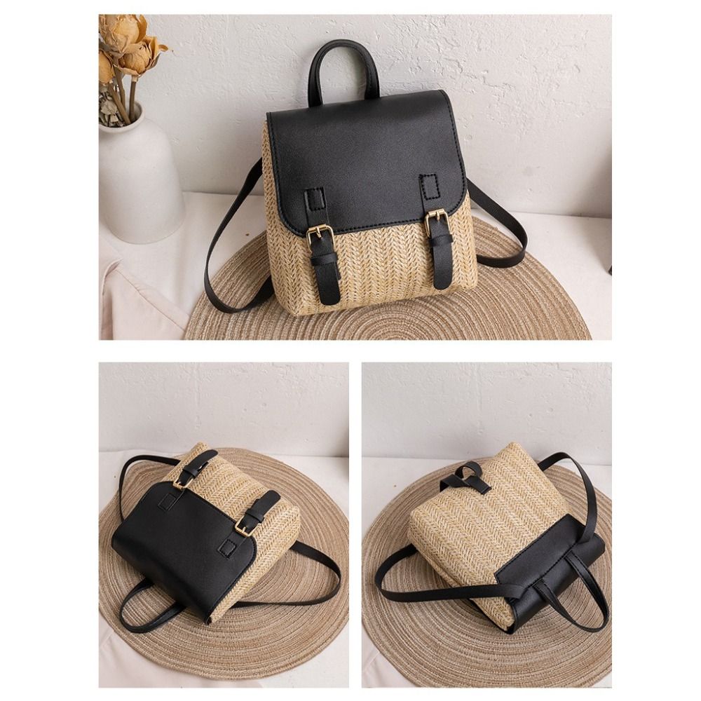 Çok Yönlü Çanta PU Deri Hasır  - Woven Straw Bag incelemesi ve fiyatı