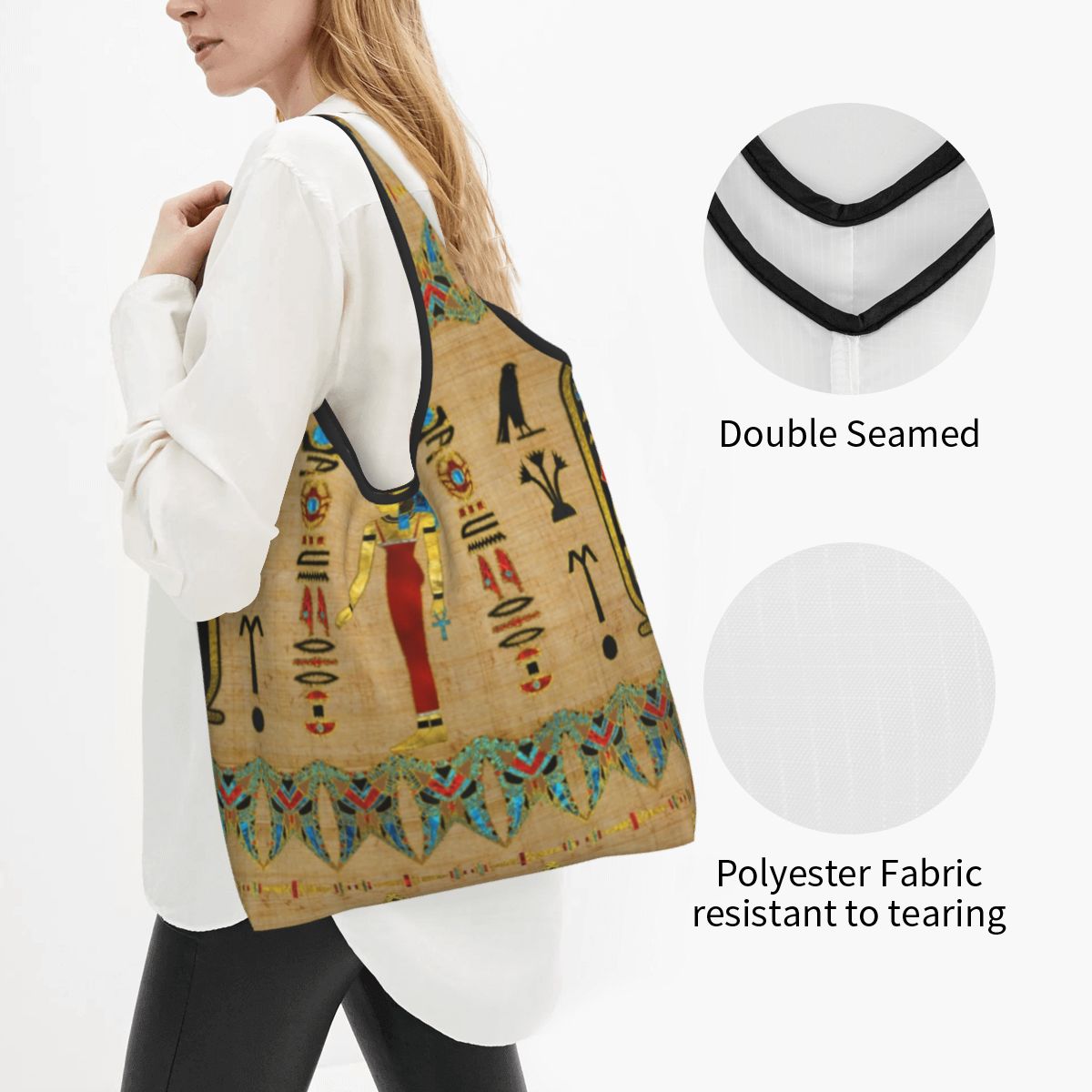 Moda baskı mısır Mut sembolü s - Women Bags In Egypt incelemesi ve fiyatı