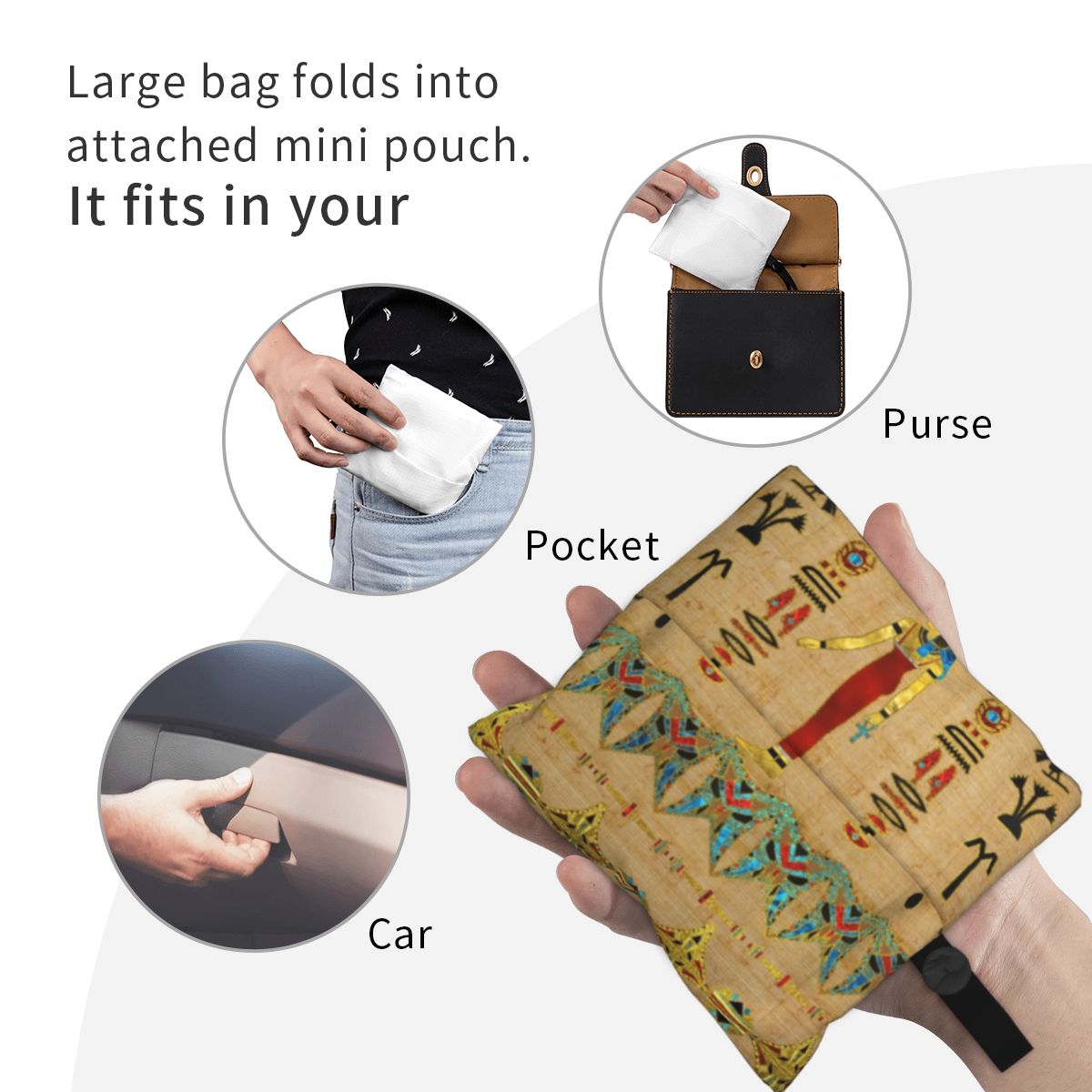 Moda baskı mısır Mut sembolü s - Women Bags In Egypt incelemesi ve fiyatı