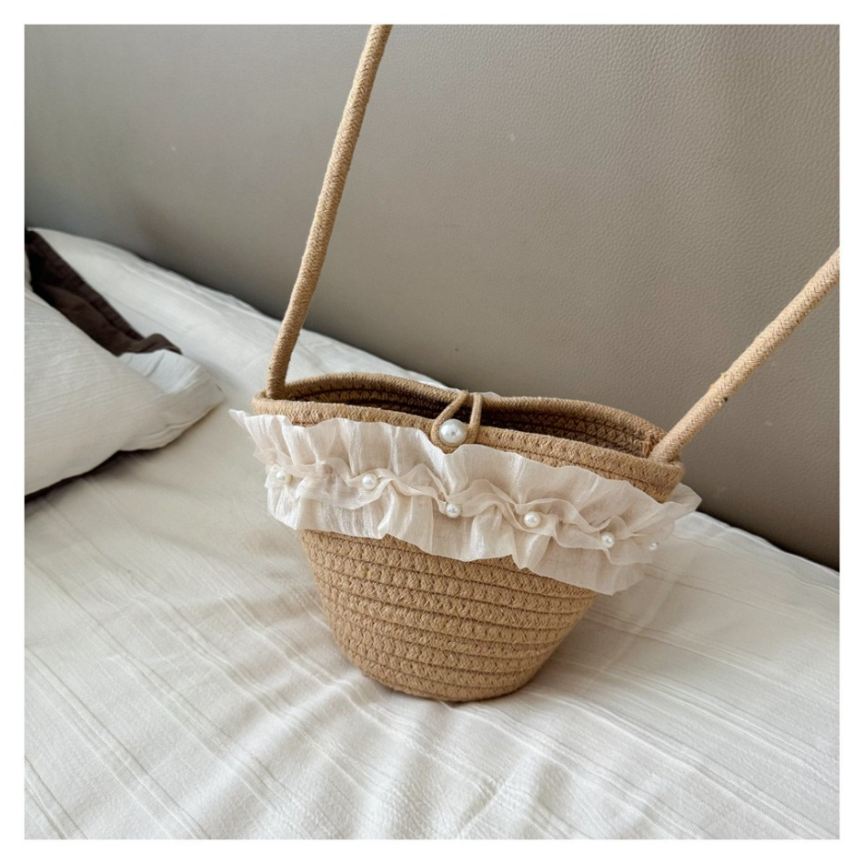 Çocuk Yazlık Hasır Şapka ve Ça - Woven Straw Bag incelemesi ve fiyatı