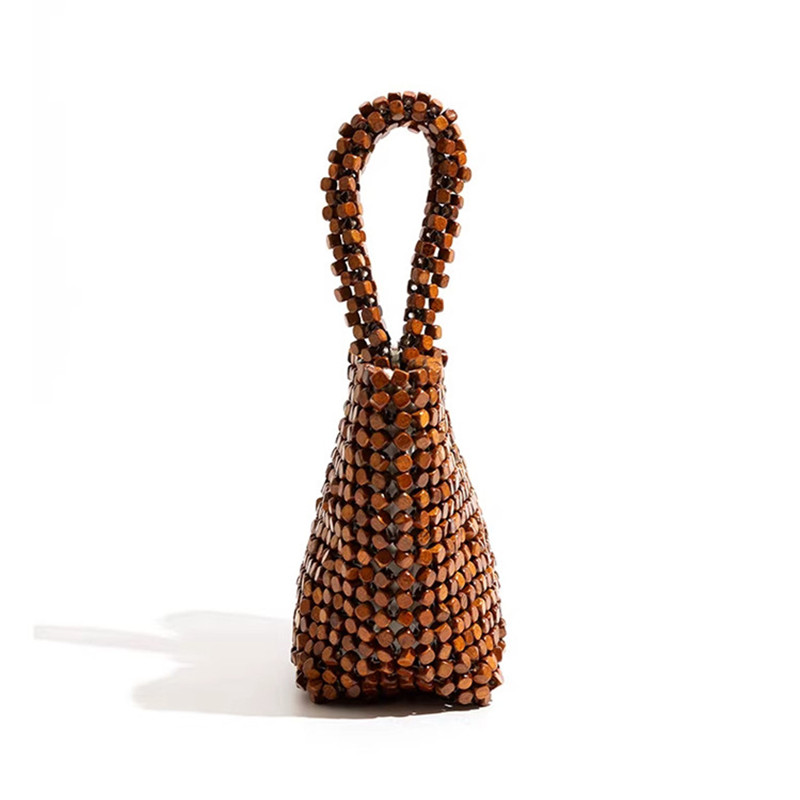 Bohem Tarzı Ahşap Boncuklu Tot - Women Bags Handmade incelemesi ve fiyatı
