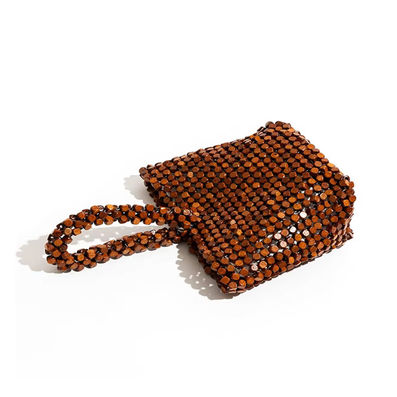 Bohem Tarzı Ahşap Boncuklu Tot - Women Bags Handmade incelemesi ve fiyatı