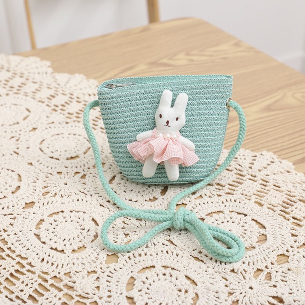 Sevimli Karikatür Tavşan Mini  - Woven Straw Bag incelemesi ve fiyatı