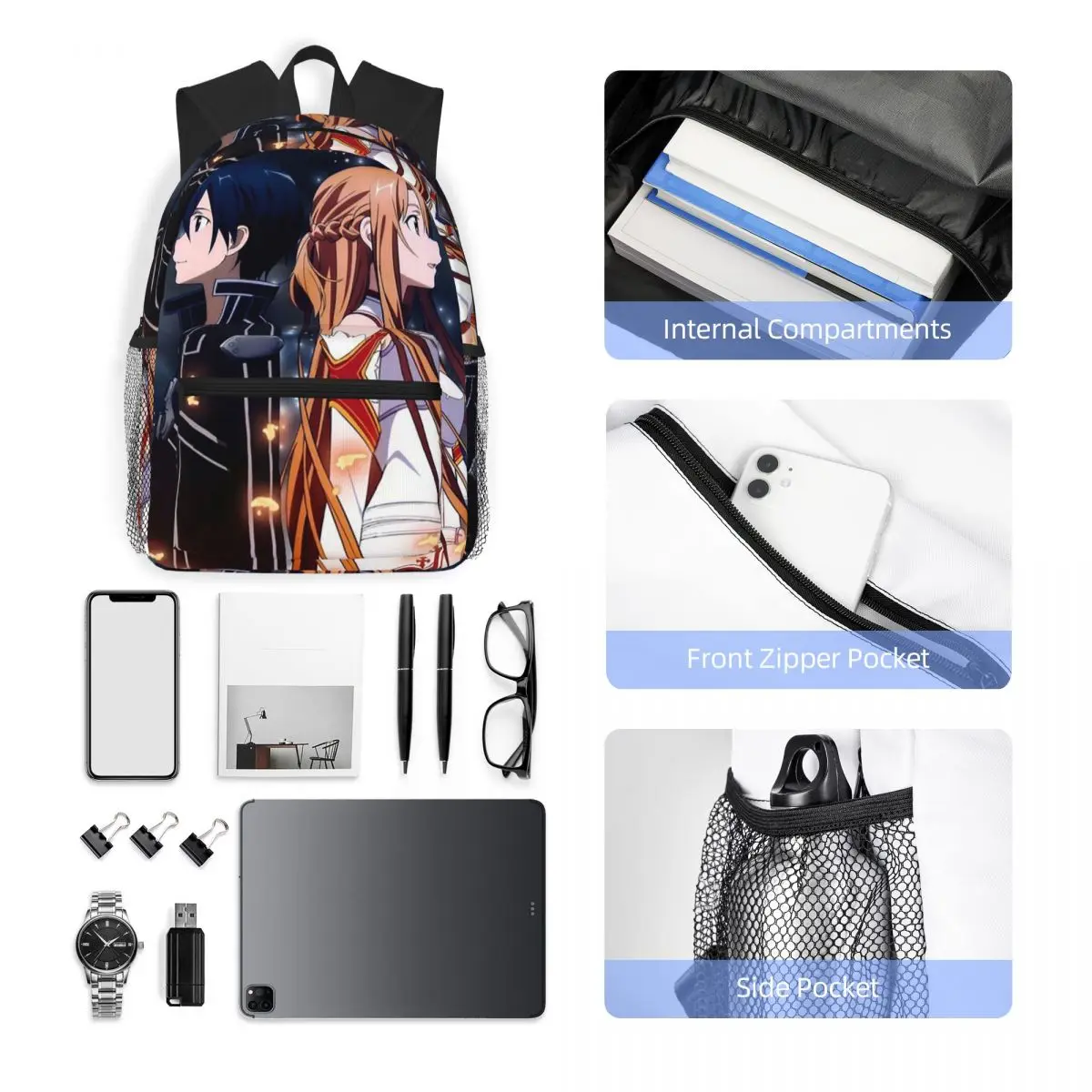 Sword Art Online Kirito Ve Asu - Women'S Bag Online incelemesi ve fiyatı