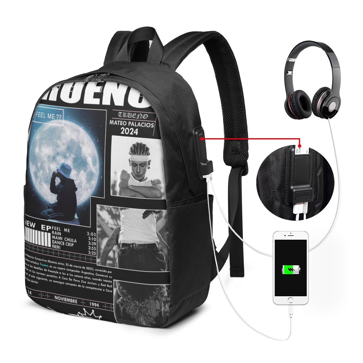 Komik Trueno Hip Hop Rapçi Sır - Women Bags Laptop incelemesi ve fiyatı