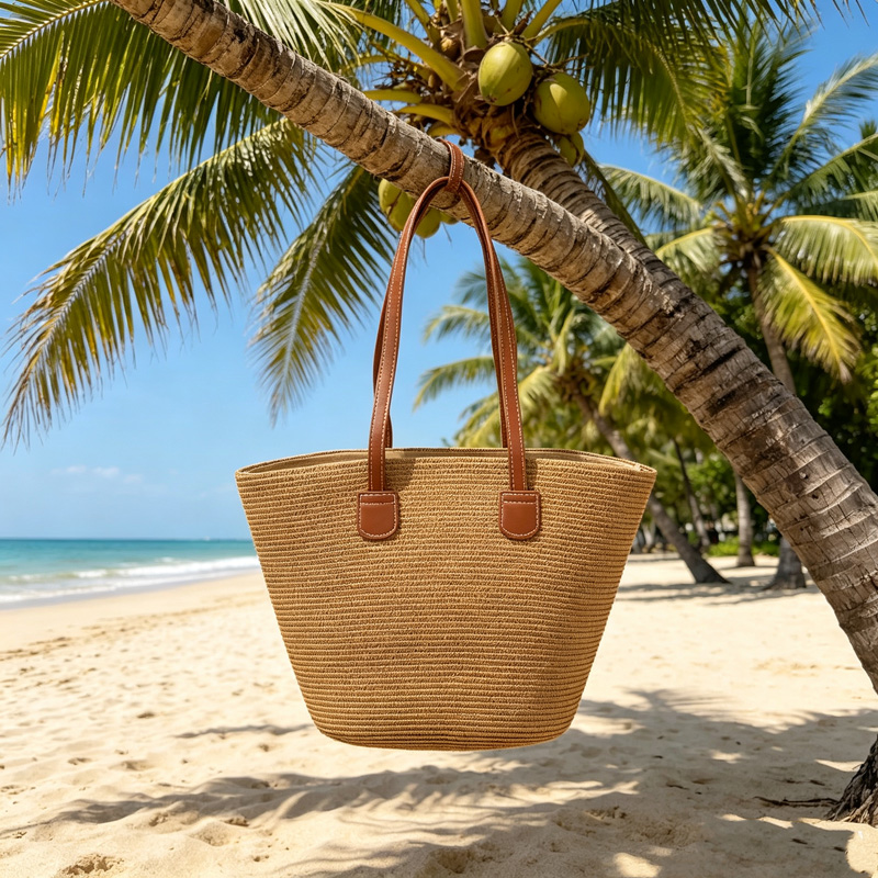 CLAREGQI Kadın Düz Renk Hasır  - Woven Straw Bag incelemesi ve fiyatı