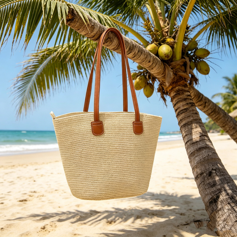 CLAREGQI Kadın Düz Renk Hasır  - Woven Straw Bag incelemesi ve fiyatı