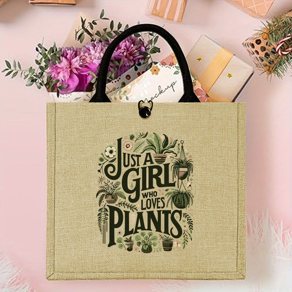 Bitki Severler İçin Jüt Bez Ça - Women Bags Jute incelemesi ve fiyatı