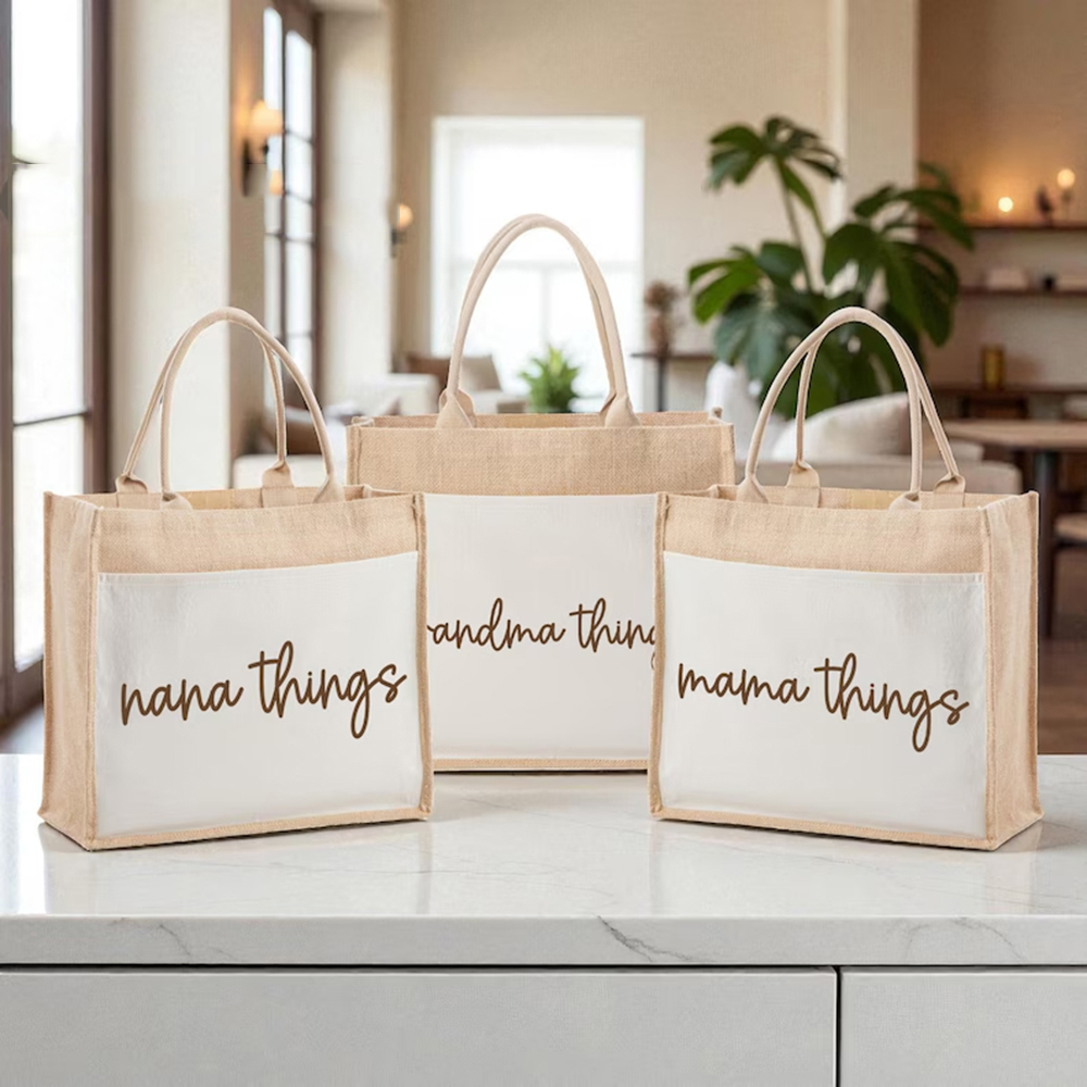 Retro Keten Tote Çanta Özel Za - Women Bags Jute incelemesi ve fiyatı