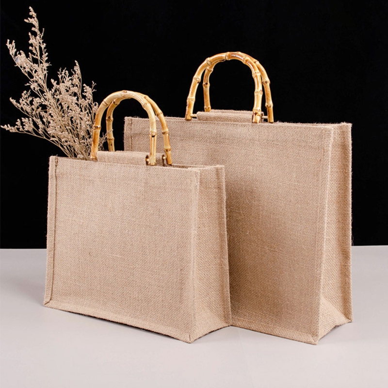 Taşınabilir çuval bezi jüt alı - Women Bags Jute incelemesi ve fiyatı