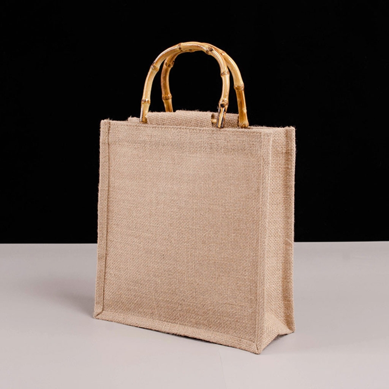 Taşınabilir çuval bezi jüt alı - Women Bags Jute incelemesi ve fiyatı