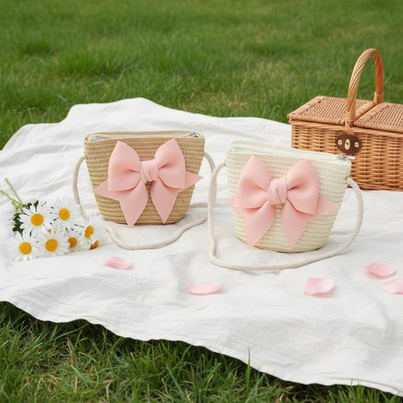 Bebek Kızlar Dokuma Hasır Omuz - Woven Straw Bag incelemesi ve fiyatı